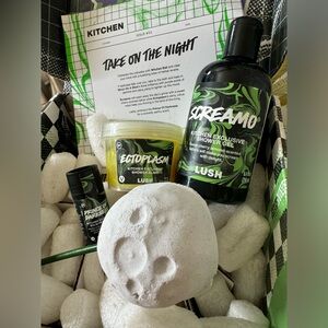 October 2024 LUSH kitchen box (missing bubble bar)